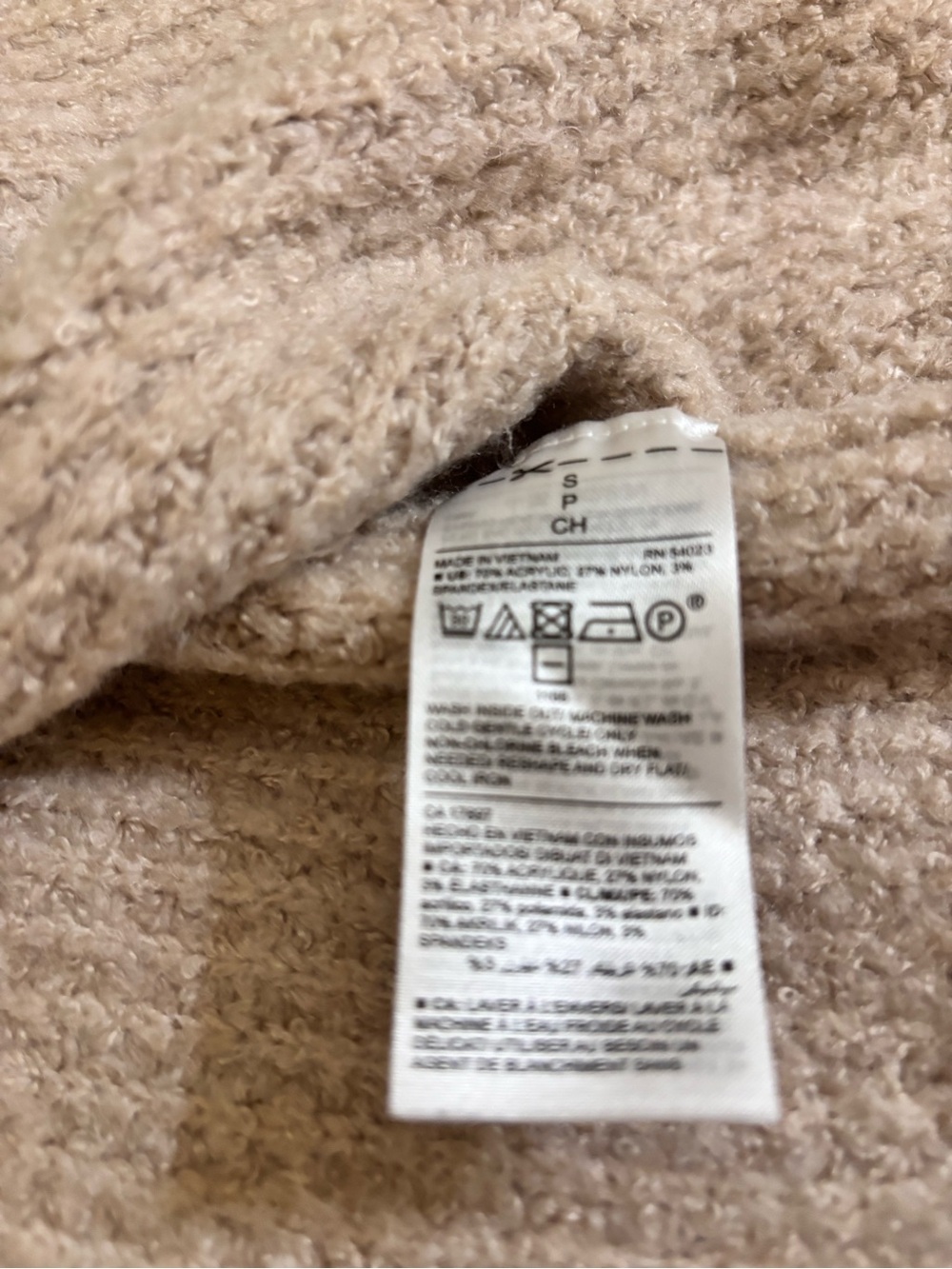 Old Navy Cozy Open-Front Cardigan - Light Beige - Picture 7 of 11